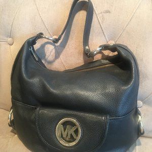 Michael Kors Black Leather Purse